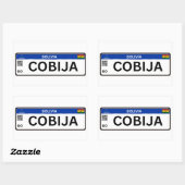 Cobija Mercosur Rechteckiger Aufkleber (Blatt)