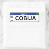 Cobija Mercosur Rechteckiger Aufkleber (Tasche)
