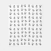 Cobija panda fleecedecke (Vorderseite)