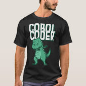 COBOL Coder Dinosaur Programmer Essential T - Shir T-Shirt (Vorderseite)
