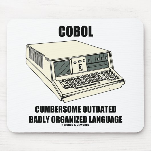 COBOL Cumbersome Veraltete, schlecht organisierte Mousepad (Vorne)