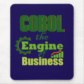 Cobol - Der Motor des Geschäfts Mousepad (Vorne)