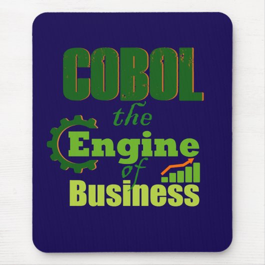 Cobol - Der Motor des Geschäfts Mousepad (Vorne)