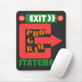 Cobol-Exit-Programm-Anweisung Mousepad (Mit Mouse)