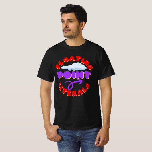 Cobol Floating-Point-Literale T-Shirt (Vorne ganz)