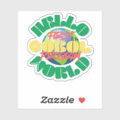 Cobol Hello World First Program in Sticker (Blatt)