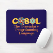 Cobol Legendary Programming Language Mousepad (Mit Mouse)