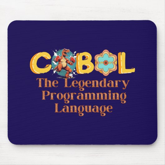 Cobol Legendary Programming Language Mousepad (Vorne)