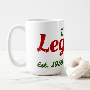 COBOL-Legenden Est. 1959 – Ein Retro-Tech-Aufklebe Kaffeetasse