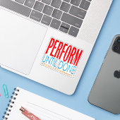 Cobol Perform Until Done Sticker (Laptop mit iPhone)