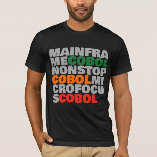 COBOL-Plattformen - Mainframe, MicroFocus, NonStop T-Shirt (Vorderseite)