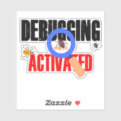 Cobol-Programmier-Debug-Modus aktiviert Sticker (Blatt)