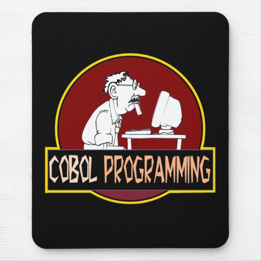 COBOL-Programmierer - Coding-Legende aus der alten Mousepad (Vorne)
