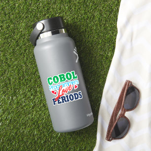 Cobol-Programmierer lieben Punkte Aufkleber