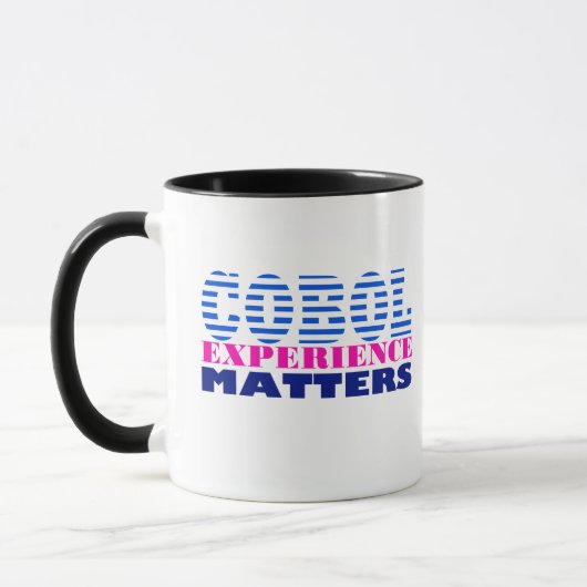 Cobol-Programmiererfahrung Tasse (Links)