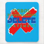 Cobol-Programmiersprache Delete-Anweisung Mousepad (Vorne)