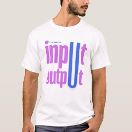 Cobol-Programmiersprache Eingabe-Ausgabe-Bereich T-Shirt