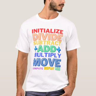 Cobol-Programmiersprache Grundlegende Verben T-Shirt