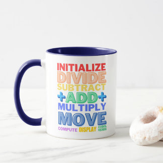 Cobol-Programmiersprache Grundlegende Verben Tasse