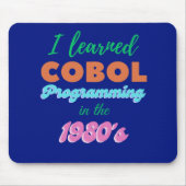Cobol-Programmiersprache in den 1980er Jahren gele Mousepad (Vorne)