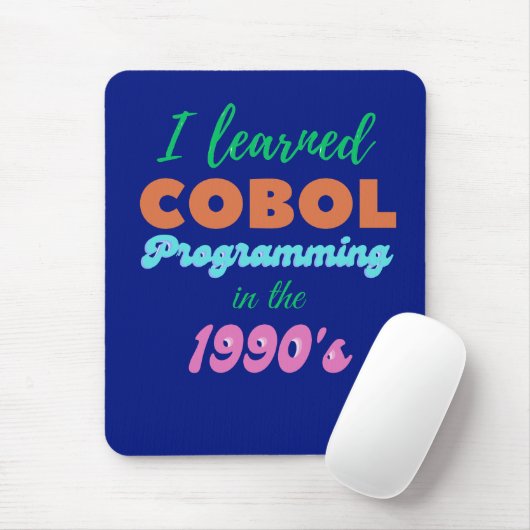 Cobol-Programmiersprache in den 90er Jahren erlern Mousepad (Mit Mouse)