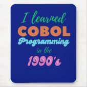 Cobol-Programmiersprache in den 90er Jahren erlern Mousepad (Vorne)