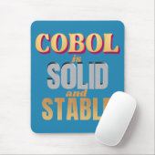 Cobol-Programmiersprache ist stark und stabil Mousepad (Mit Mouse)