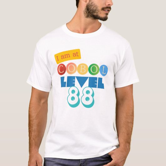 Cobol-Programmierstufe 88 T-Shirt (Vorderseite)