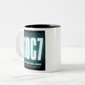 Cobol-Programmierung Abend Soc7 Zweifarbige Tasse (Vorderseite Links)