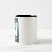 Cobol-Programmierung Abend Soc7 Zweifarbige Tasse (Mittel)