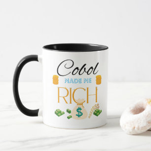 Cobol-Programmierung machte mich reich Tasse
