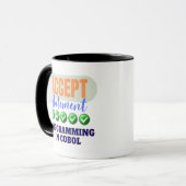Cobol-Programmierung mit Accept-Anweisung Tasse (Vorderseite Links)