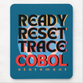 Cobol-Programmierung Reset-Trace Mousepad (Vorne)