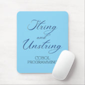 Cobol-Programmierung String und Unstring-Verb Mousepad (Mit Mouse)
