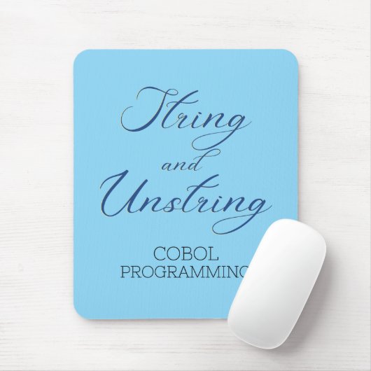Cobol-Programmierung String und Unstring-Verb Mousepad (Mit Mouse)