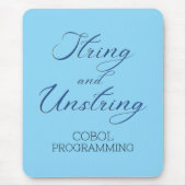 Cobol-Programmierung String und Unstring-Verb Mousepad (Vorne)