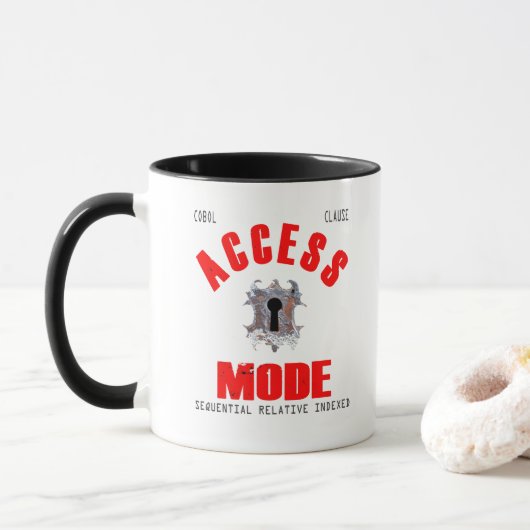 Cobol-Programmierzugriffsmodus Tasse (Mit Donut)