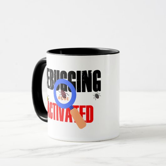 Cobol Programming Debug Mode Activated Tasse (Vorderseite Links)