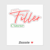 Cobol Programming Filler Clause Sticker (Blatt)