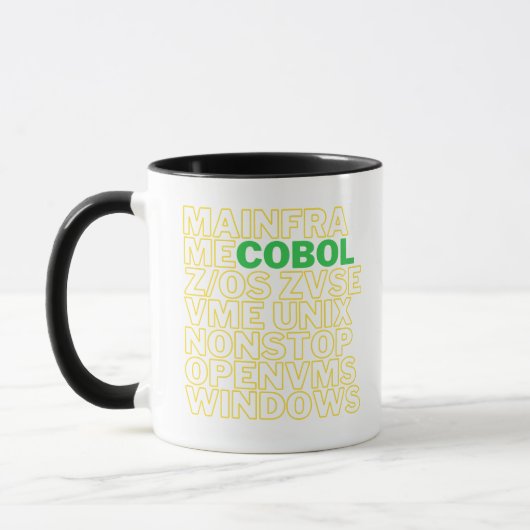 COBOL Sprachbetriebssystem-Plattformen Tasse (Links)
