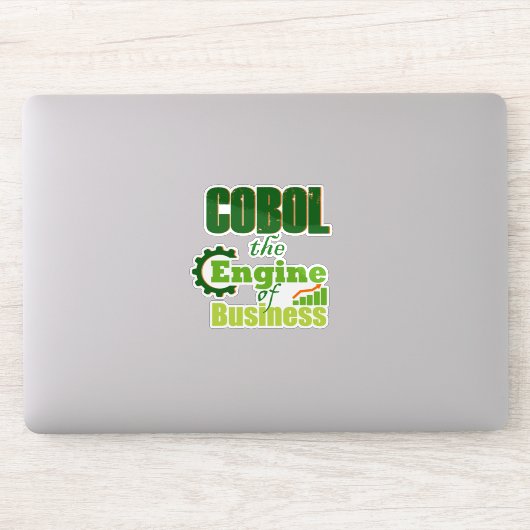 Cobol The Engine of Business Sticker (Computer)