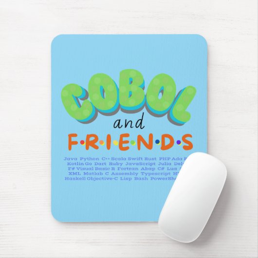 Cobol und Freunde Programmiersprachen Mousepad (Mit Mouse)