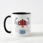 Cobol vs Java Programmiersprachen im Vergleich Tasse (Links)