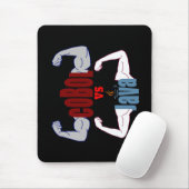 Cobol vs Java Programming Languages Showdown Mousepad (Mit Mouse)