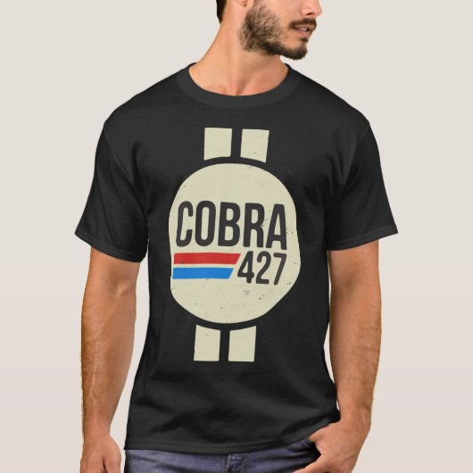 Cobra 427 Retro Logo Classic T - Shirt (Vorderseite)