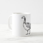 Cobra Chicken-Riesengans Kaffeetasse (Vorderseite Links)