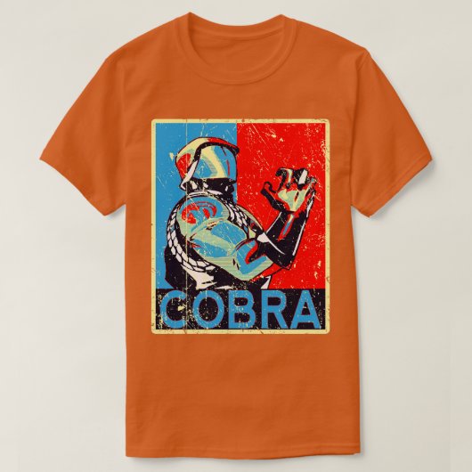 Cobra Commander 80er Too T-Shirt (Design vorne)