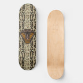Cobra Fangs Imitats Snakeskin Reptilian Schlange Skateboard (Vorderseite)