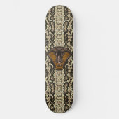 Cobra Fangs Imitats Snakeskin Reptilian Schlange Skateboard (Vorderseite)