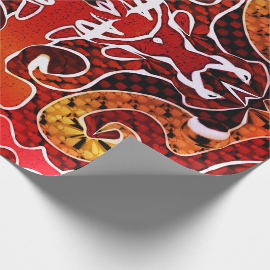 Cobra Geschenkpapier (Ecke)